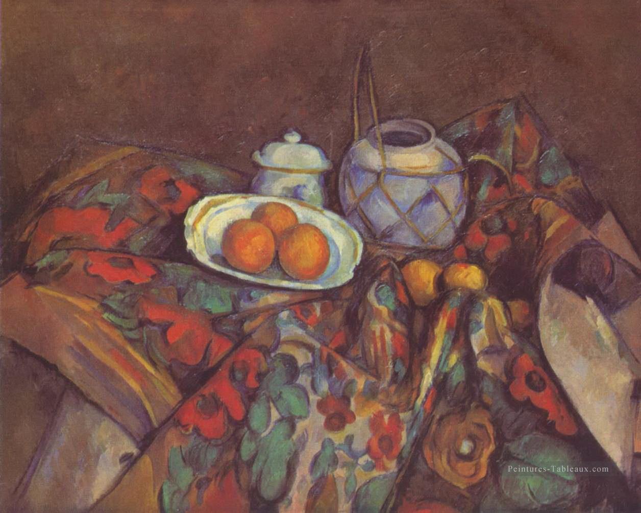 Nature morte aux oranges Paul Cézanne Peintures à l'huile